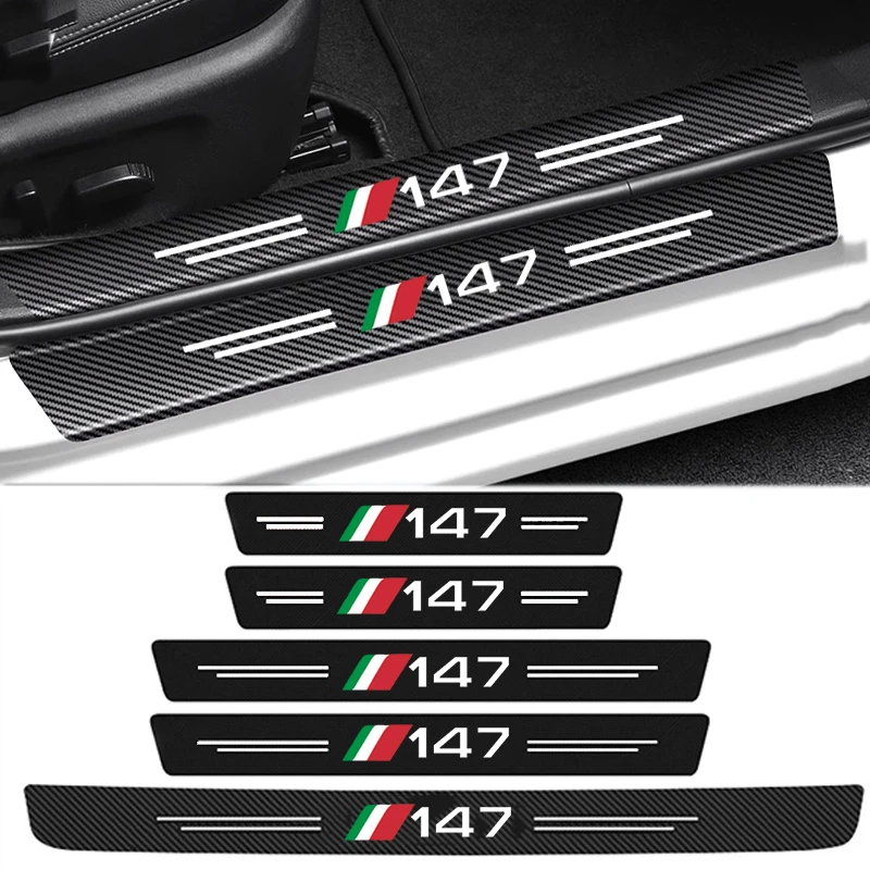 Crepe Pan Carbon - for Alfa Romeo 147 Logo Car