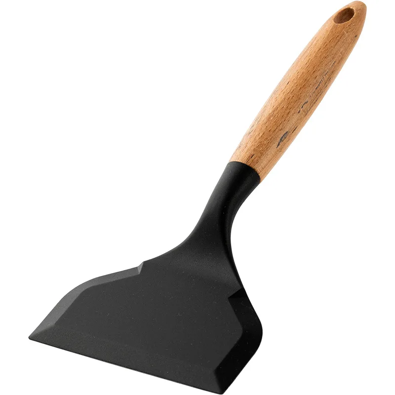 Okonomiyaki Spatula - Non-stick Silicone Spatula Wide Mouth Yuzi