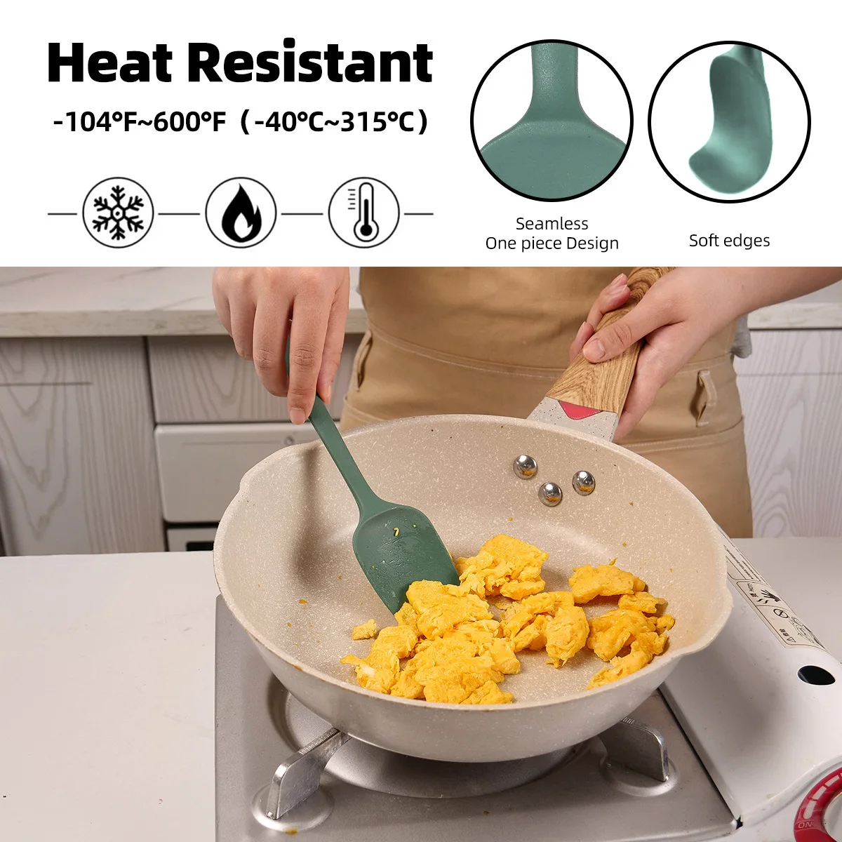 Silicone Baking Tool Set 6-pie - Okonomiyaki Spatula review and price