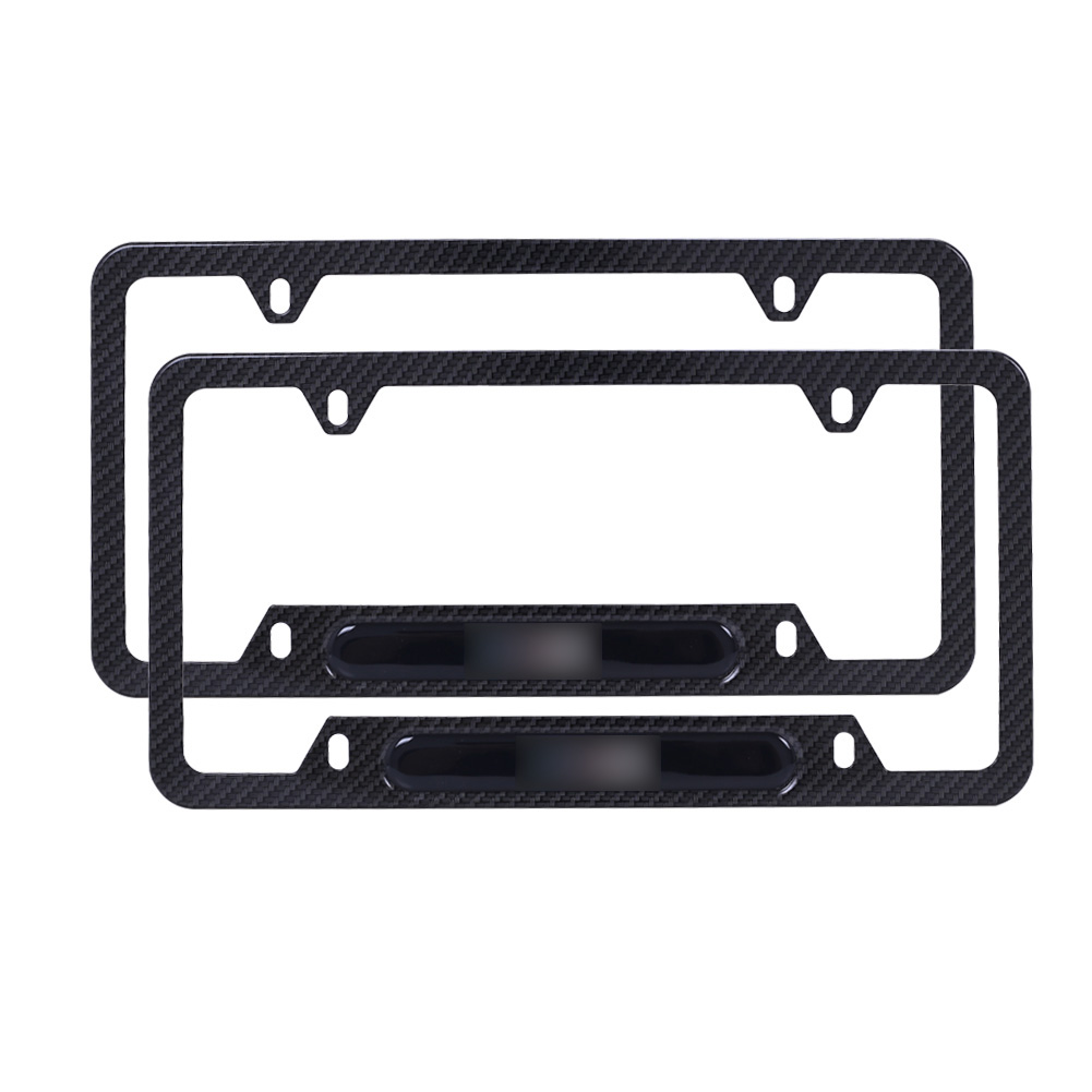 Aluminum License Plate Frame C - Crepe Pan Carbon review and price